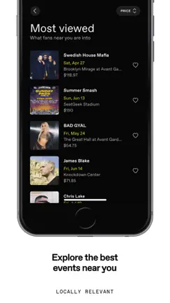 DICE: Live Shows iPhone image 2