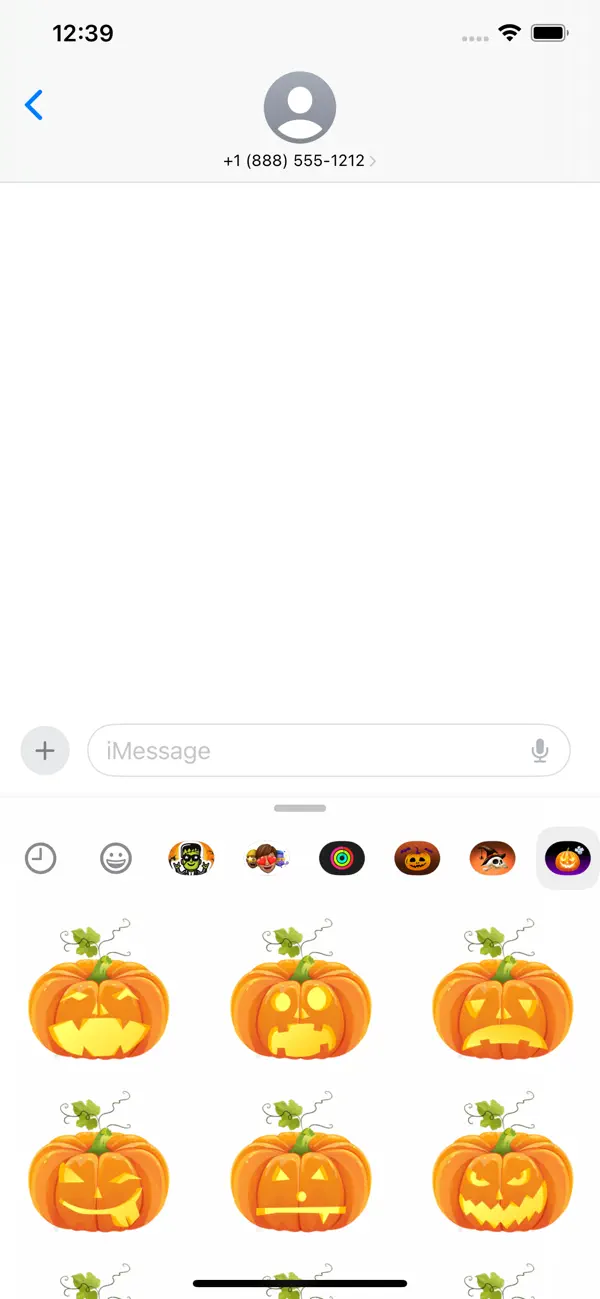 Screenshot #3 pour Halloween Pumpkin BOO Stickers