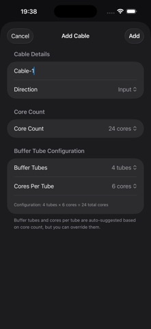 Fiber Closure Manager screenshot