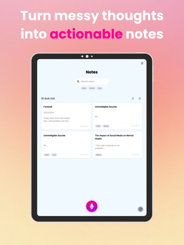 Talknotes - AI Voice Notesのおすすめ画像1