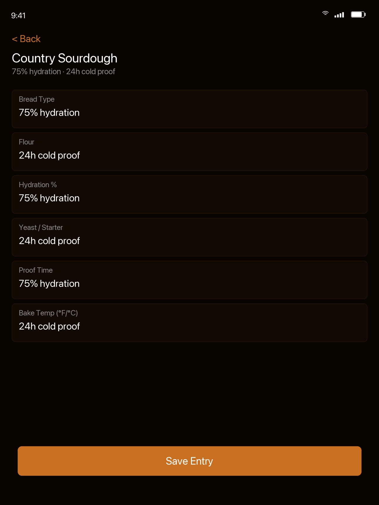 Screenshot 5 of BreadLog - Baking Journal