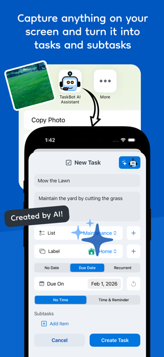 TaskBot AI Assistant Screenshot 2 of 10