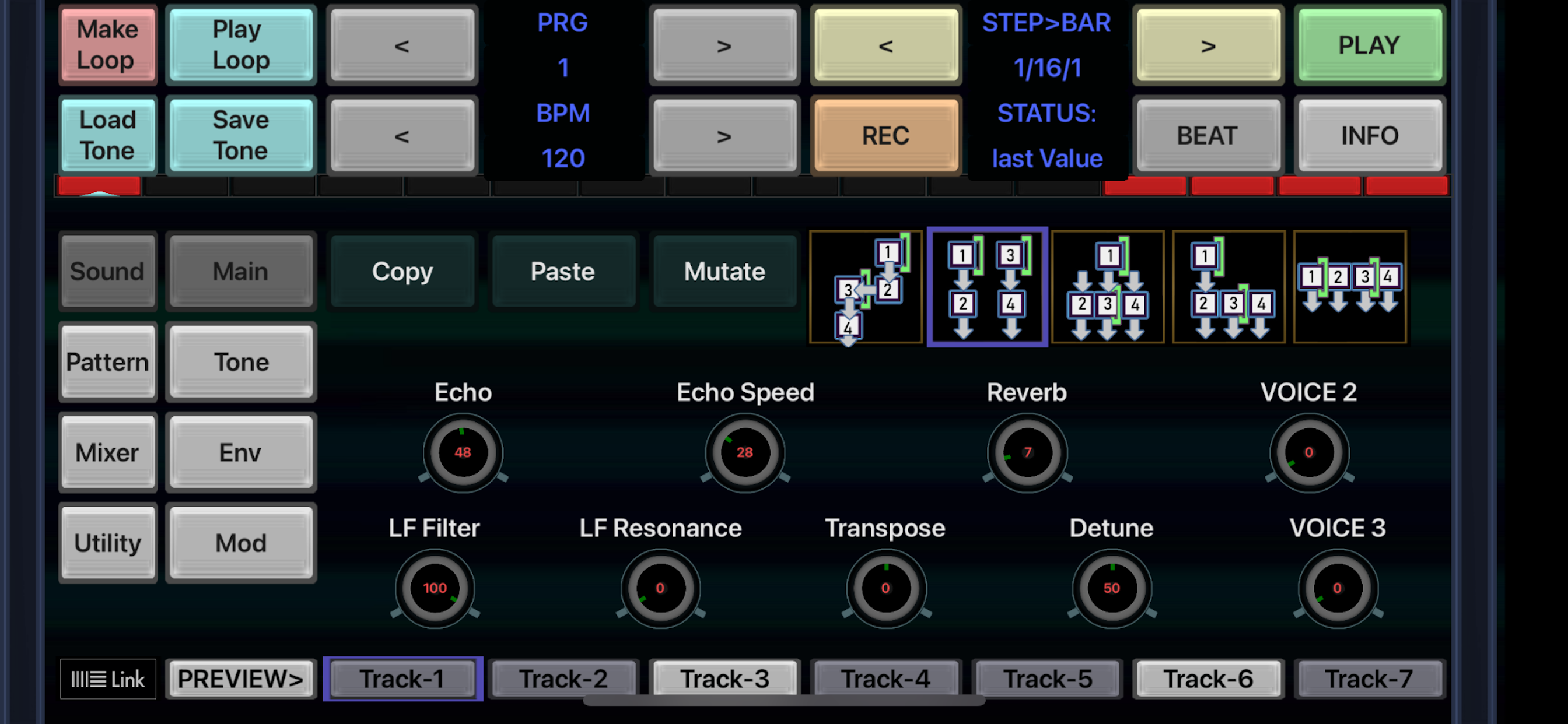 7XDXFM 4OP FM Loop Maker