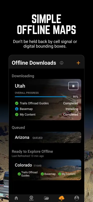 Trails Offroad: Offline Maps screenshot 5 of 8