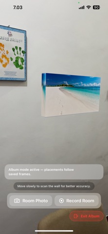 RealWall Album iPhone screenshot