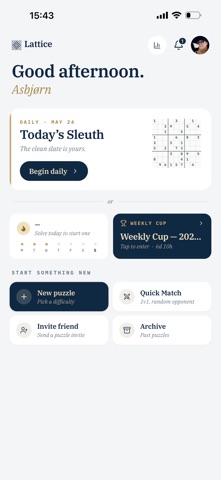 Lattice Sudoku Screenshot 1 of 6