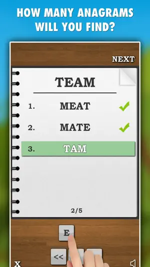 Anagrams Guessing Game screenshot 3