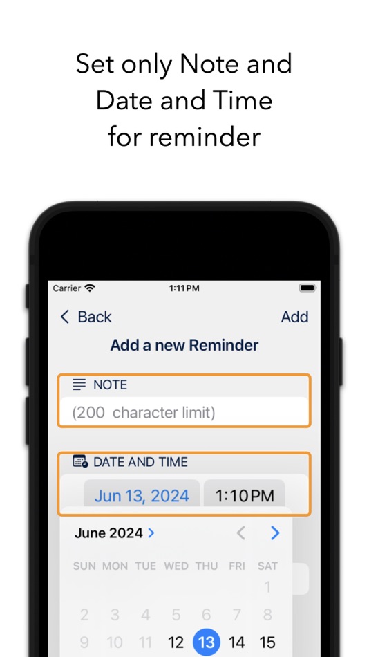 #5. Remind You - Simple Reminder (iOS) Bởi: Yoko Kawamura