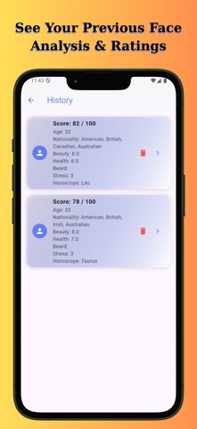 RateMe - AI Face Analysis screenshot