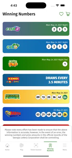 Georgia Lottery Official App screenshot 3