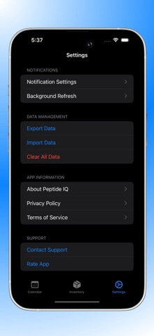 PeptideIQ screenshot