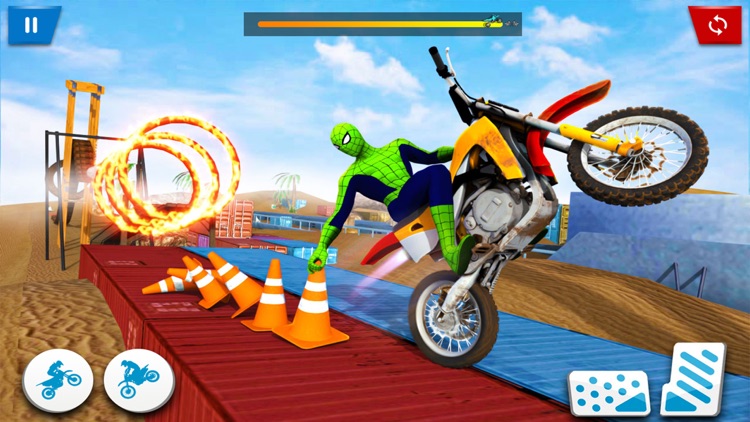 Bike Stunt Racing Super Hero screenshot-3