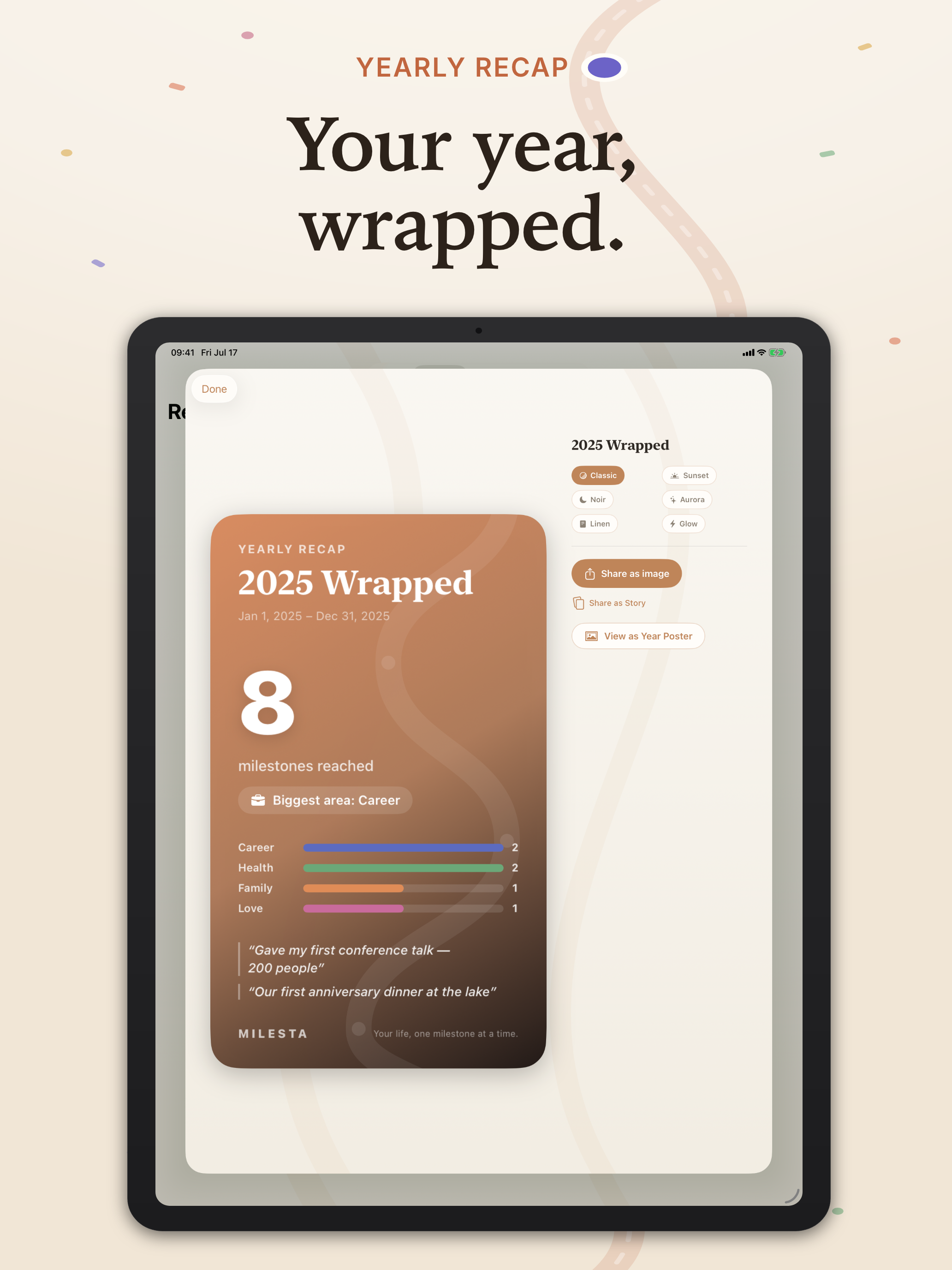 Milesta - Milestones Journal screenshot 11