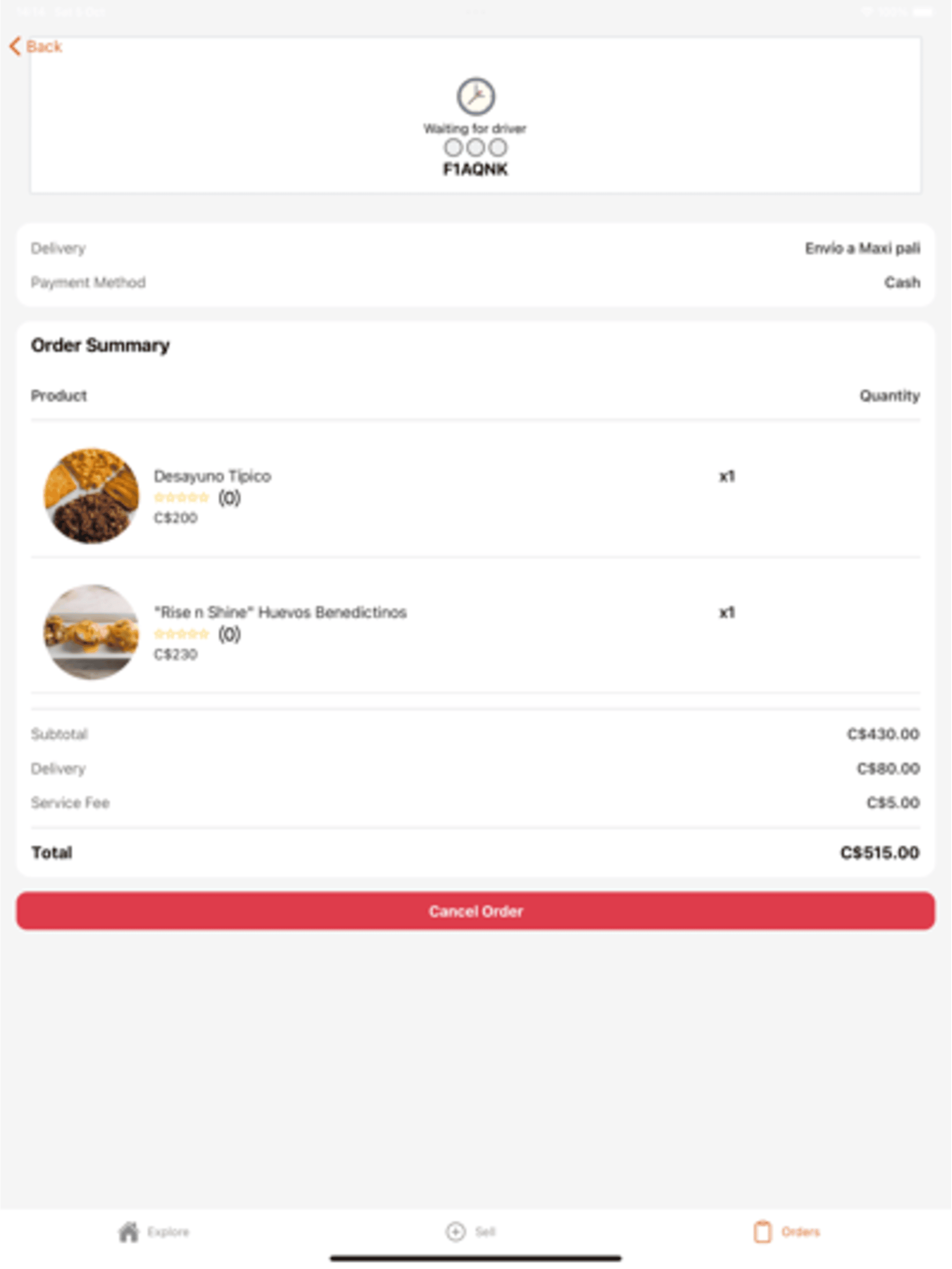 Delivery Express: Vende/Compra