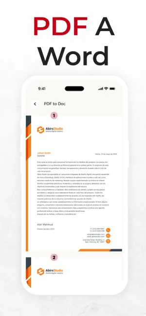 Convertidor PDF - Imagen a PDF iPhone screenshot 3