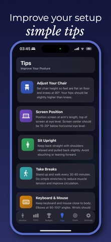 AlignME: Posture Monitor screenshot