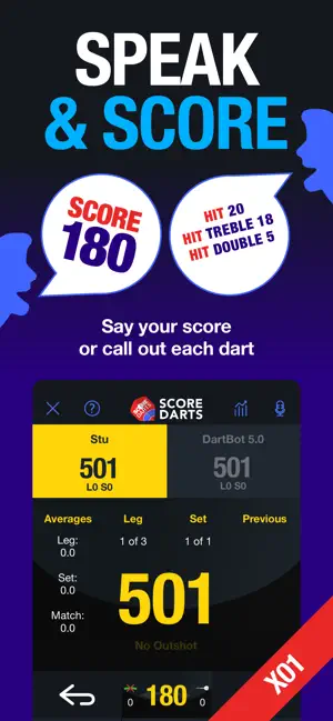 Score Darts Scorekeeper screenshot 1