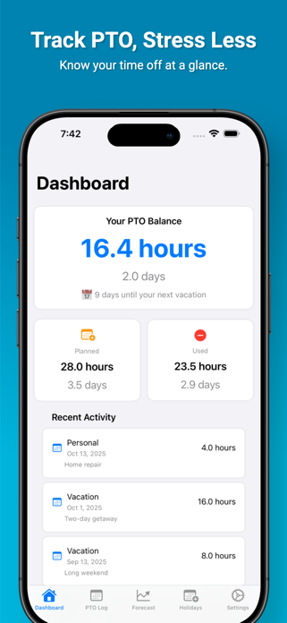 TimeOffHub Screenshot 1 of 5