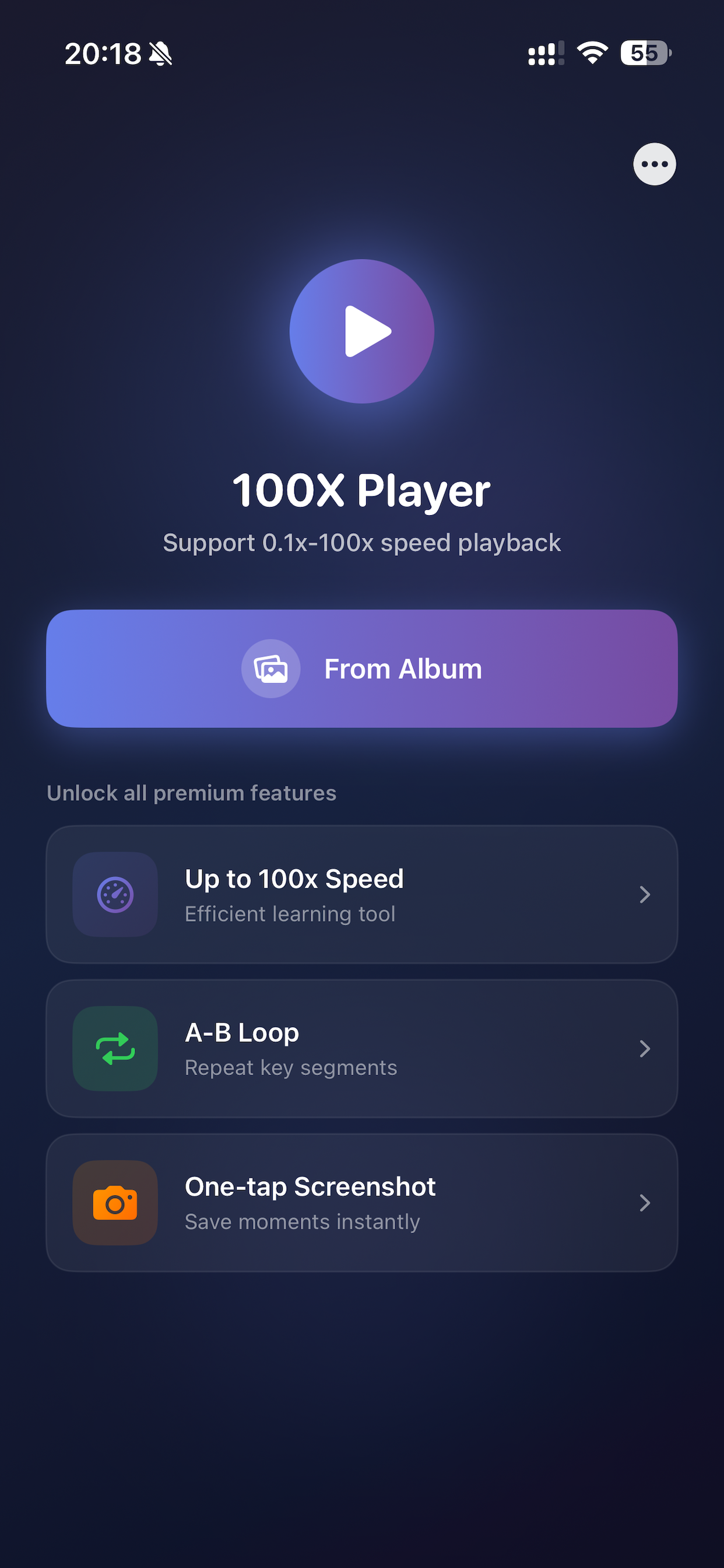 100X Player-3/5/10/20/50/100X screenshot 4