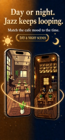 Jazz Café: Store BGM iPhone screenshot