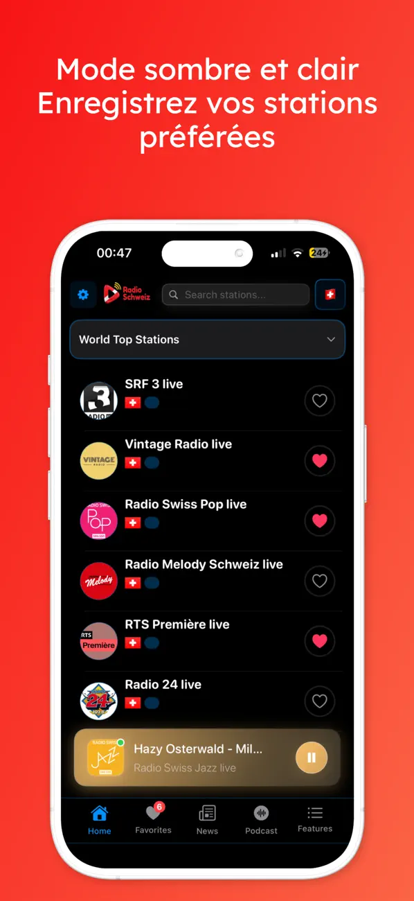 Screenshot #3 pour Radio Suisse - Schweiz Radio