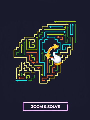 Arrow Flow: Tap Out Puzzle iPad screenshot