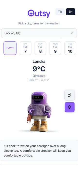 Outsy Weather Screenshot 2 of 8