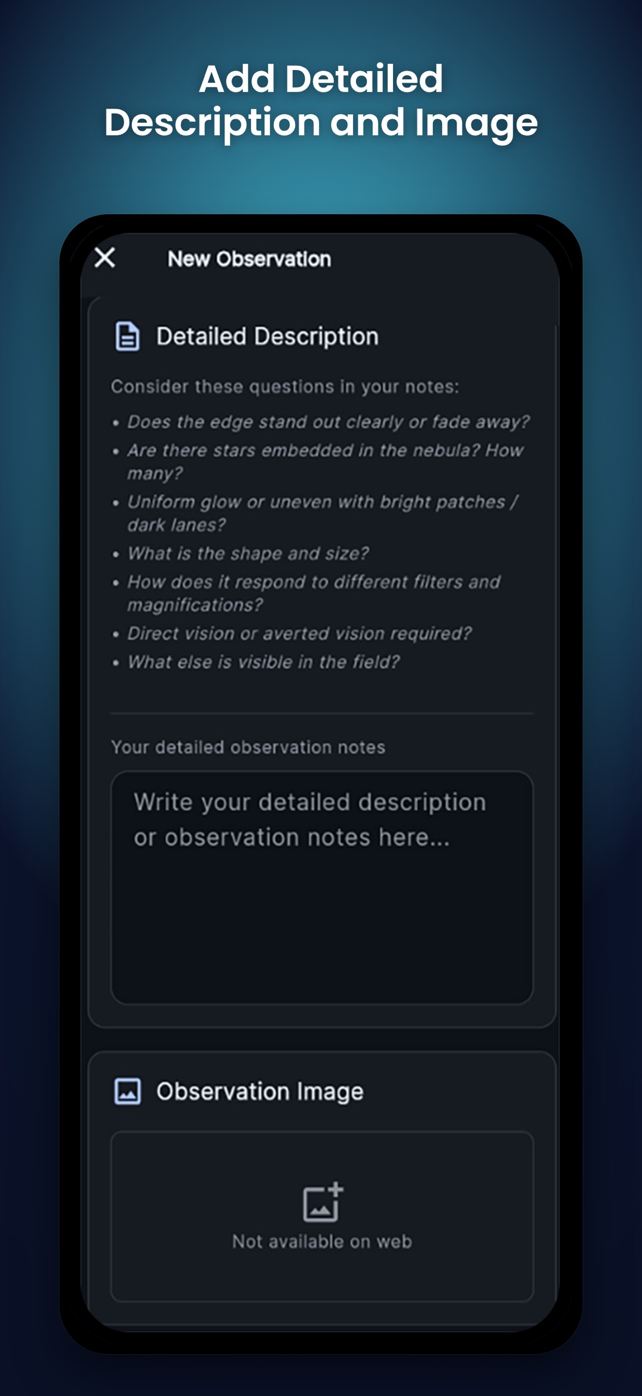 Screenshot 4 of Astro Gazing Log