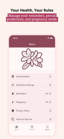 Azallea: Period Tracker screenshot