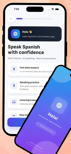 Capture d'écran de Spanish Learning: Hola AI Chat sur iPhone 6