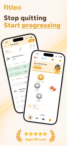 Fitleo: Gamified Gym Tracker Screenshot 1 of 8