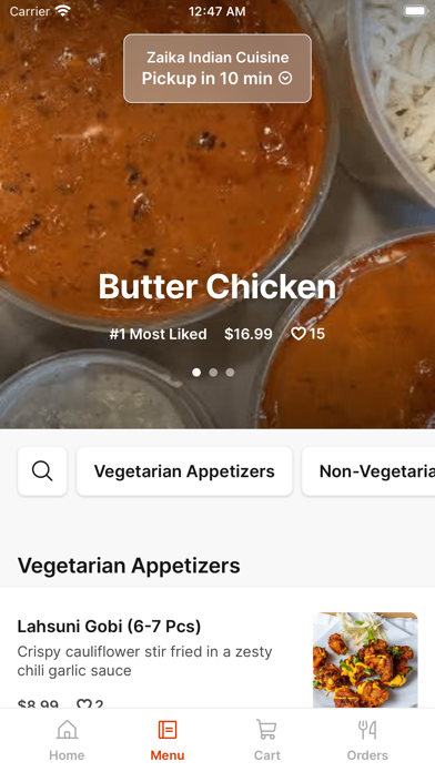 Zaika Indian Cuisine - Omaha Screenshot