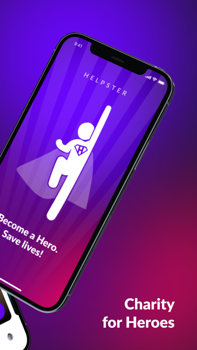 Helpster Charity. Saving Lives Screenshot