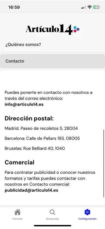 Articulo 14 screenshot 5 of 5