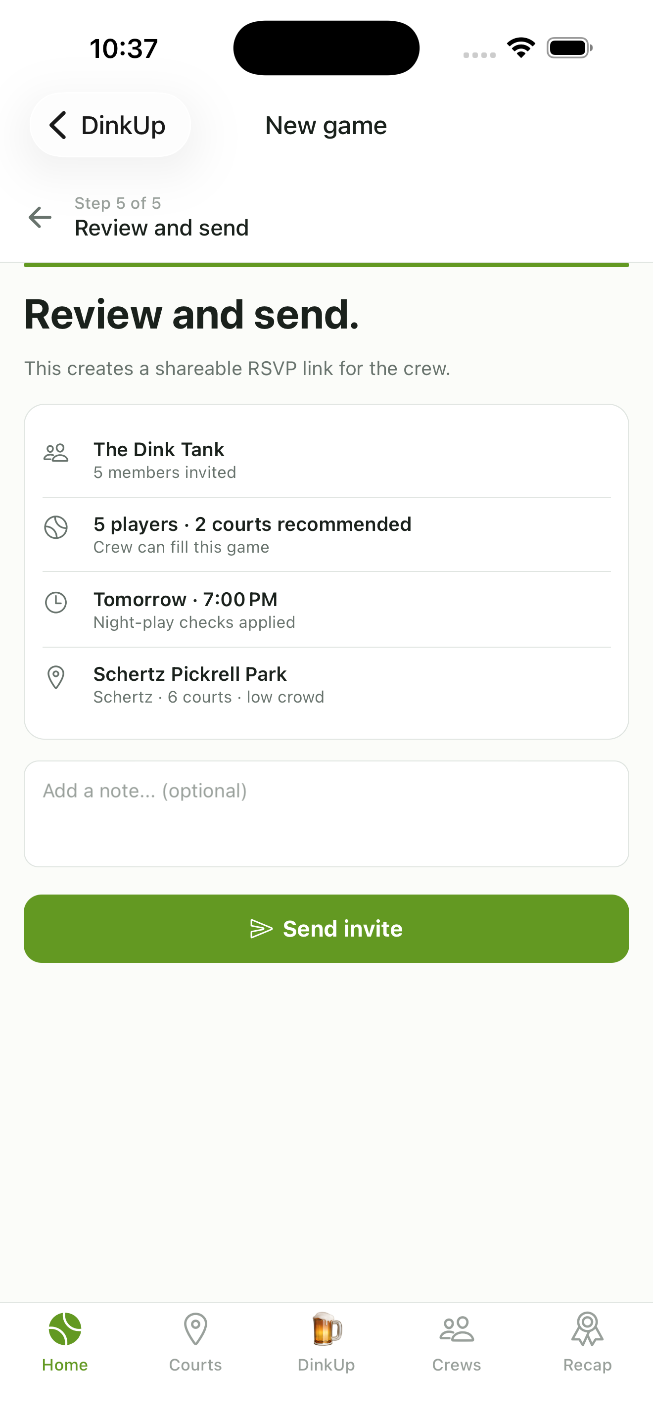 DinkUp: Fun, Food & Drinks screenshot 3