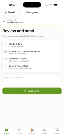 DinkUp: Fun, Food & Drinks iPhone screenshot