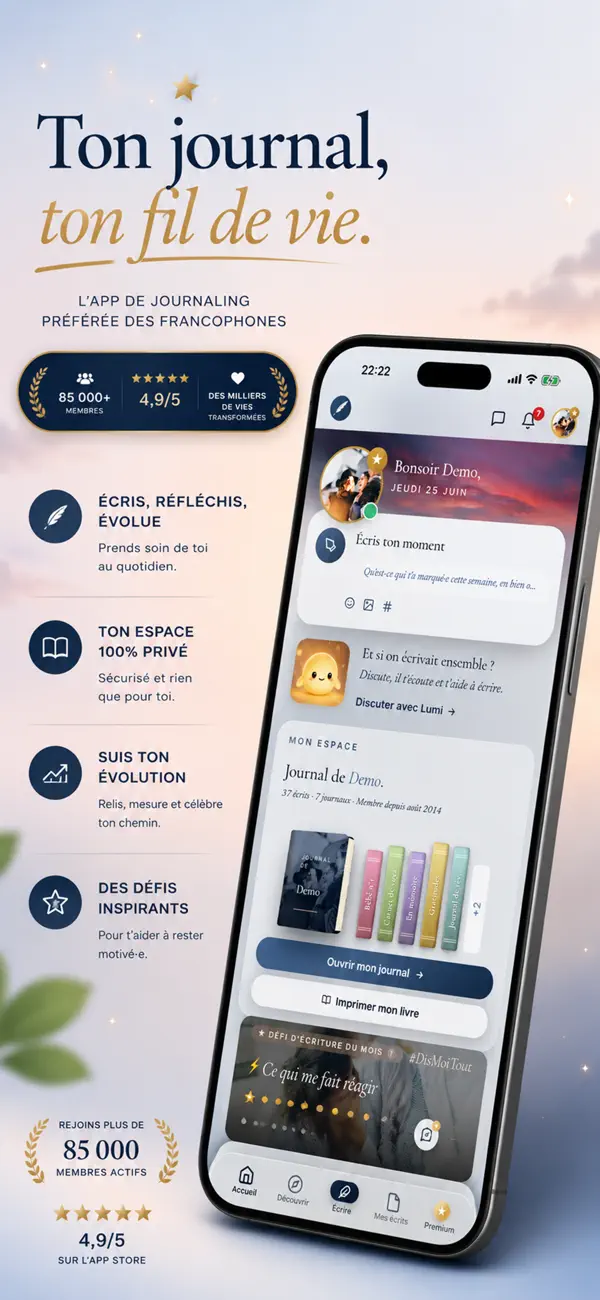 Screenshot #1 pour Diariste · Mon journal intime