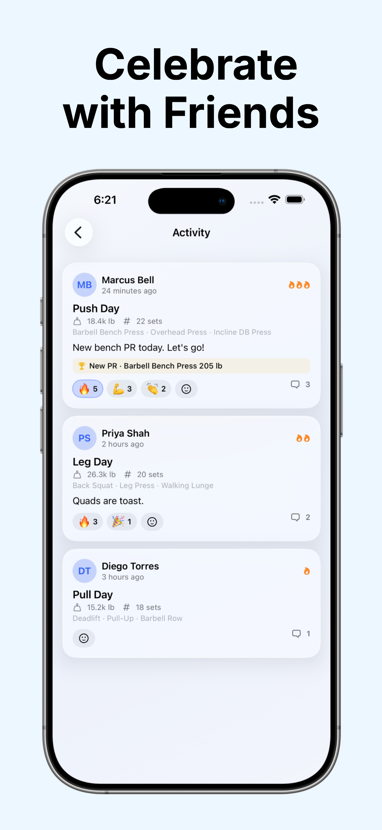 Lifty: Social Workout Tracker screenshot 4