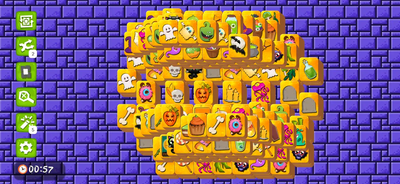 Screenshot #1 pour Mahjong Spooky: Solitaire Game