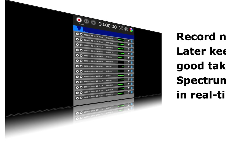 #1. Audio Recorder Pro: Sound Rec (macOS) 由: Alessandro Gimenes Ferri