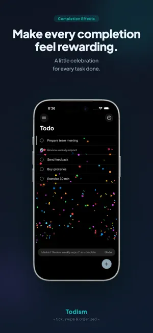 Todism - Simple To-Do List screenshot 2