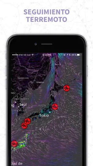 Captura de pantalla de MyRadar Tiempo Radar Mapa en iPhone 5