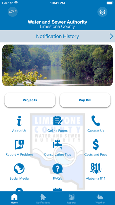 Limestone County Water Screenshot