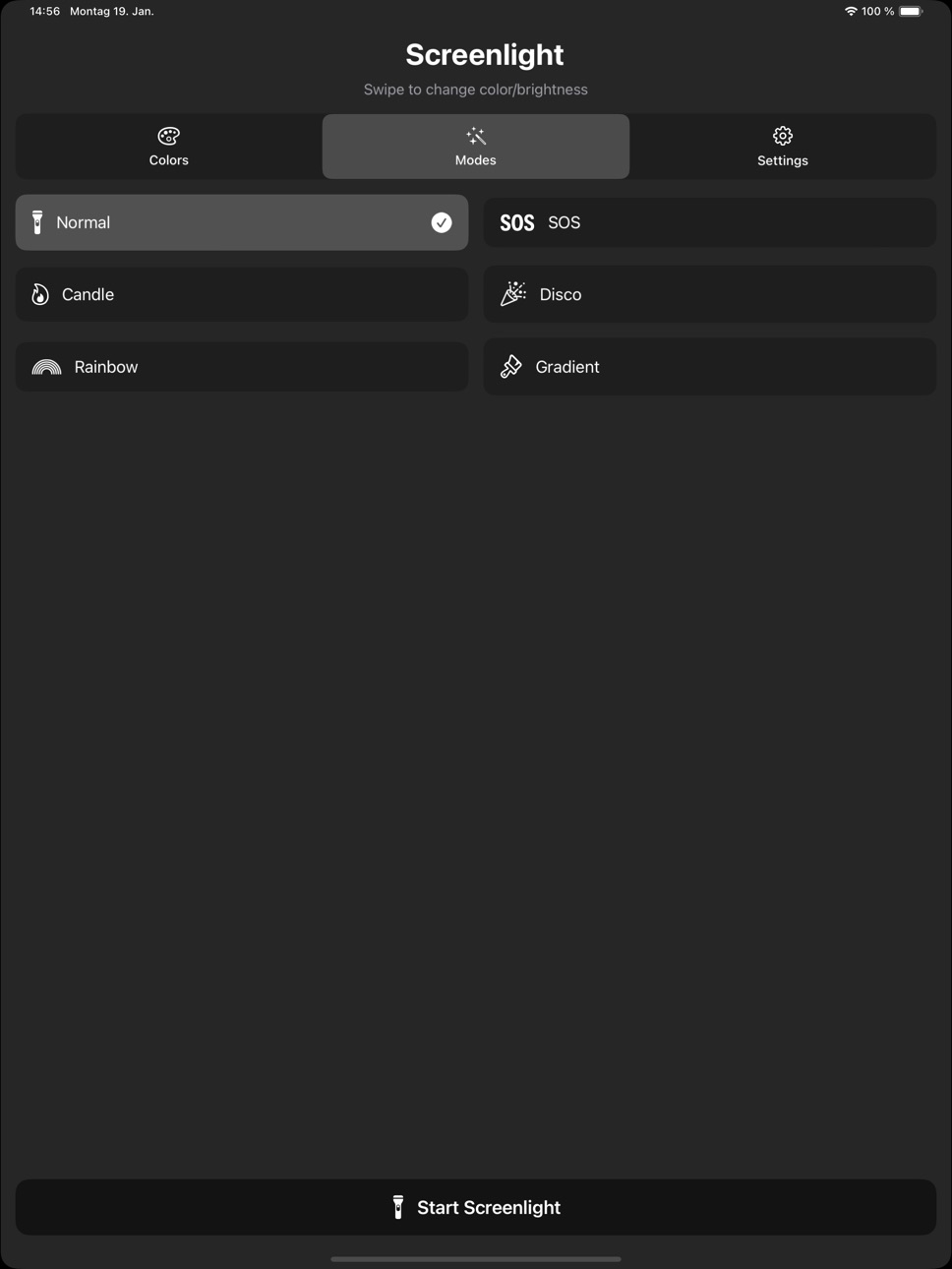 iPad screenshot