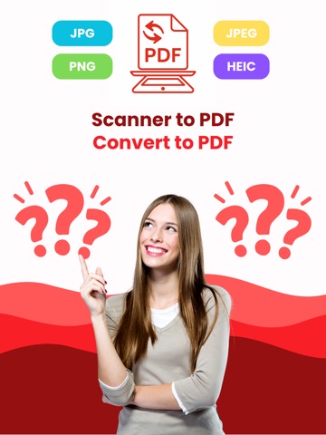 Scanner to PDF: Convert to PDF iPad screenshot