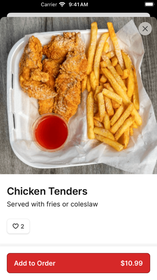 Captain Fish & Chicken iPhone screenshot 4 - Food & Drink app