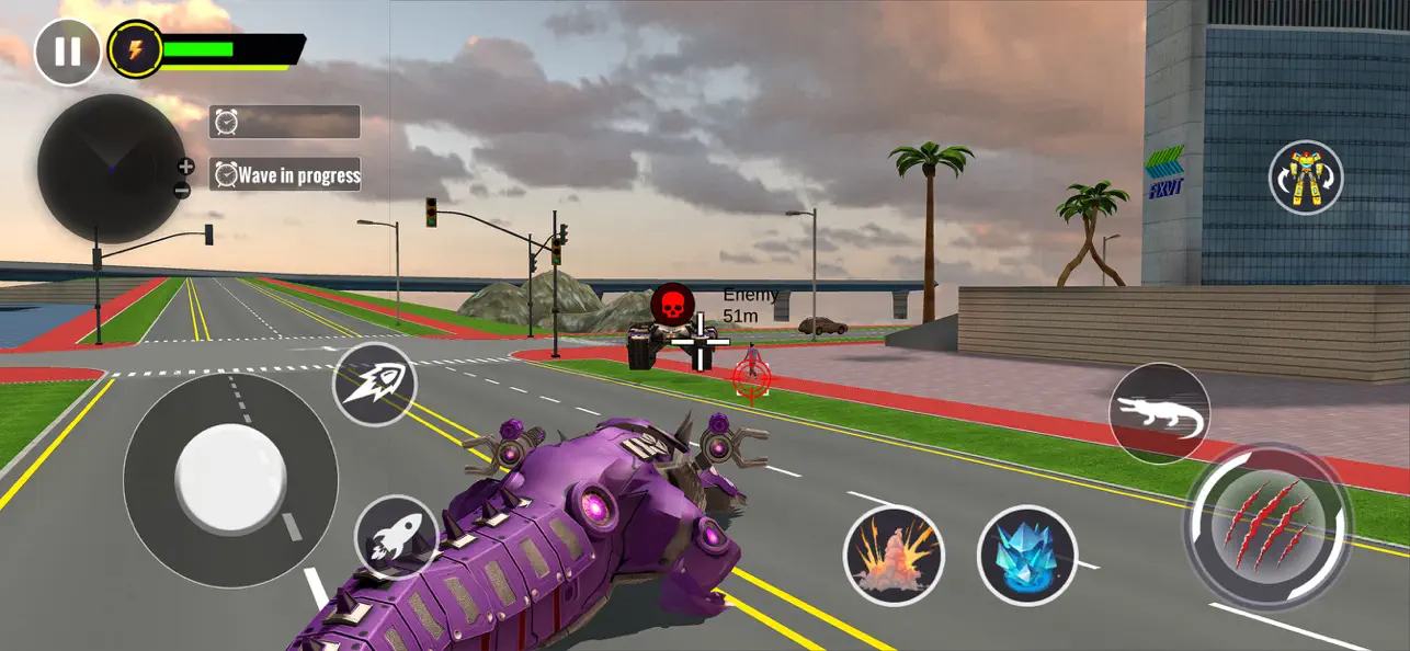 Screenshot #2 pour Guerre Mécha Animal Robot