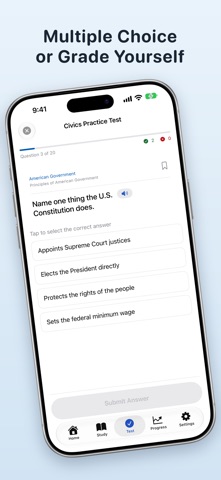 U.S. Citizenship Test Prep '26 Screenshot 3 of 10