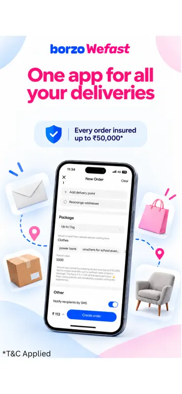 Borzo: Courier Delivery 24x7 screenshot 2 of 7
