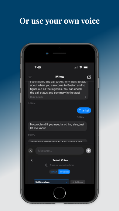 Mitra - AI Call Assistant Screenshot